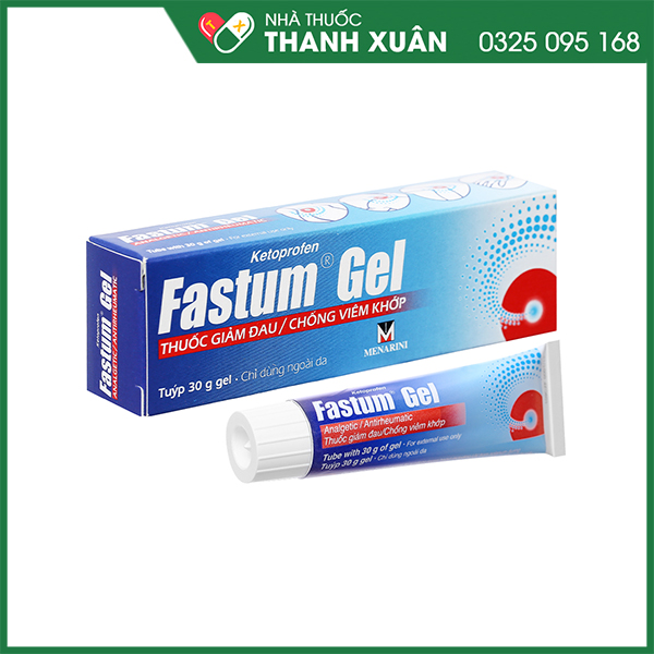 Fastum Gel 2,5%  giảm đau, kháng viêm xương khớp